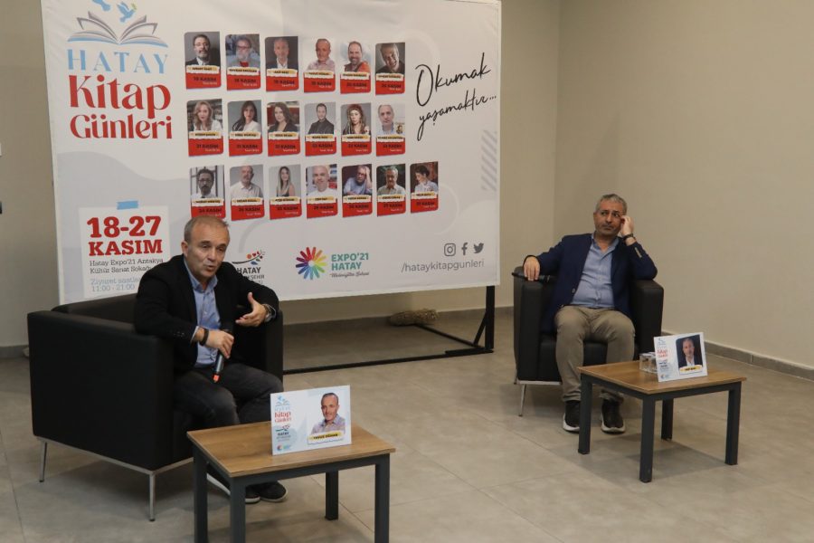 HATAY KİTAP G&Uuml;NLERİ &Uuml;NL&Uuml; GAZETECI VE YAZARLARI AĞIRLIYOR