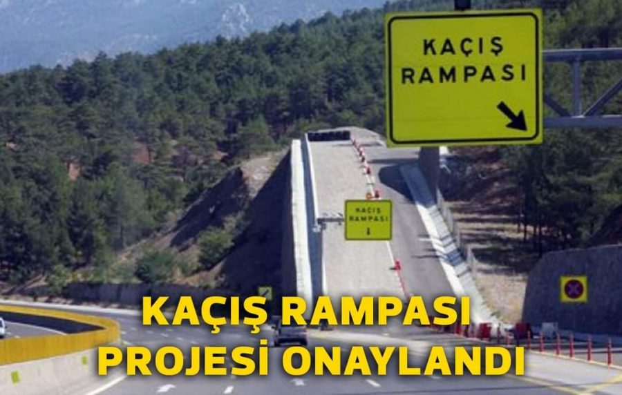 580 METRELİK KAÇIŞ RAMPASI PROJESİ ONAY ALDI