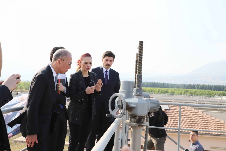 JAPONYA BÜYÜKELÇİSİ VE JICA TEMSİLCİLERİ KIRIKHAN ATIKSU ARTIMA TESİSİNİ İNCELEDİ
