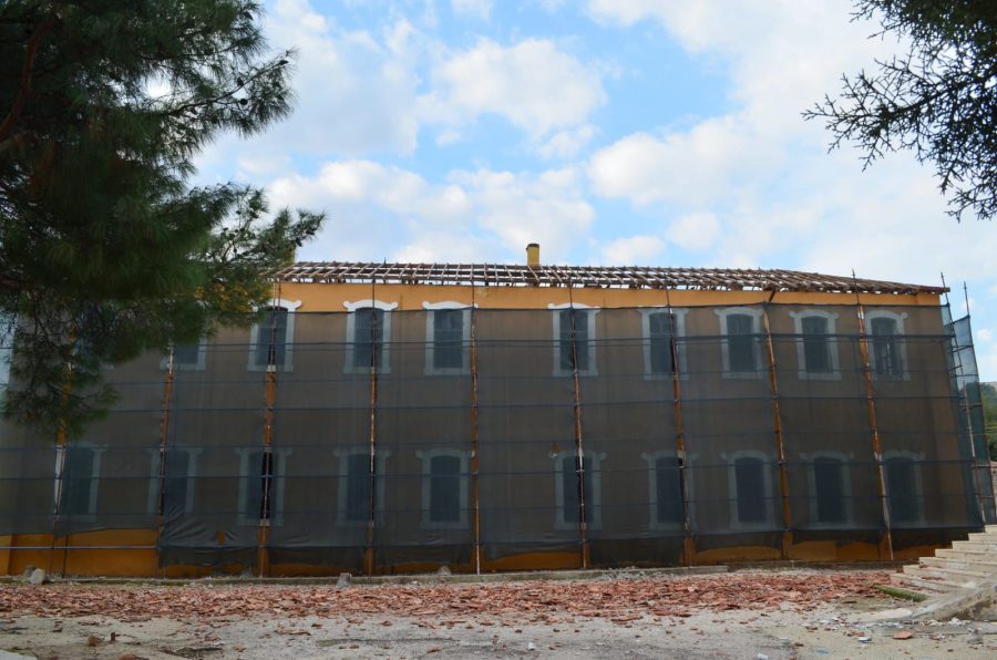 SARI OKUL RESTORASYONU BAŞLADI