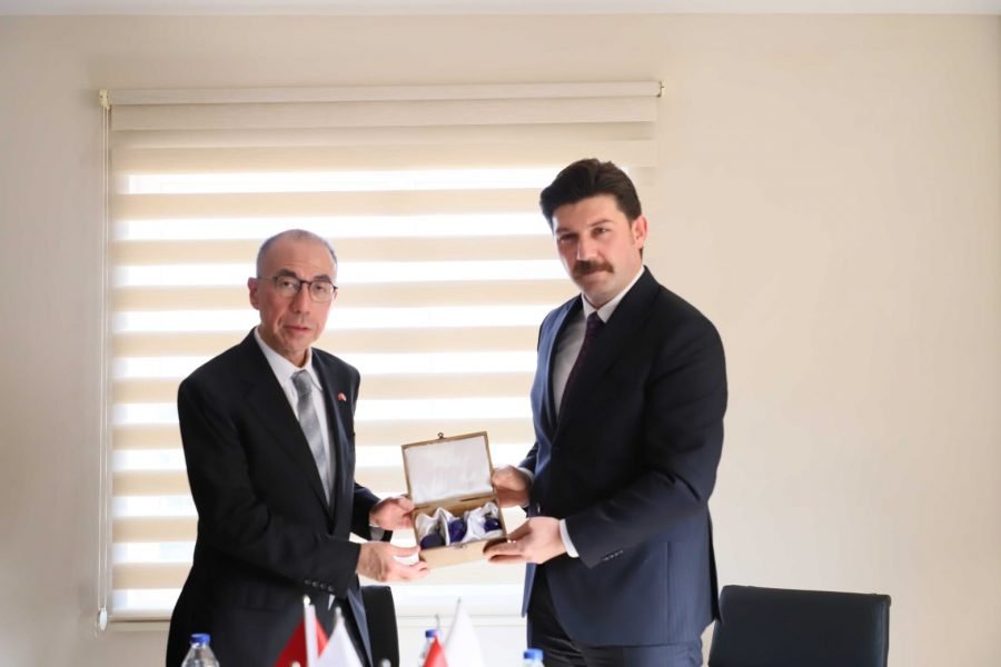 JAPONYA BÜYÜKELÇİSİ VE JICA TEMSİLCİLERİ KIRIKHAN ATIKSU ARTIMA TESİSİNİ İNCELEDİ