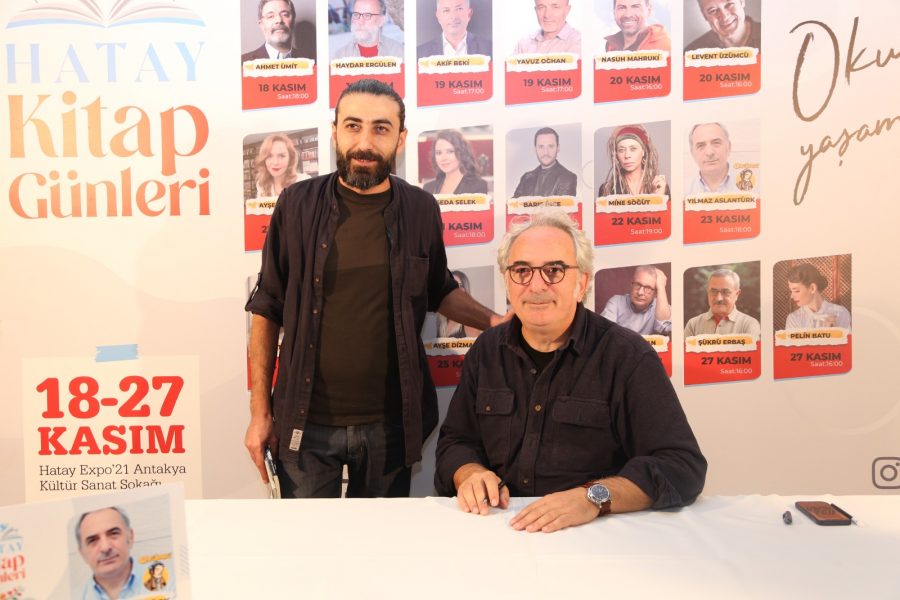 ÜNLÜ KARİKATÜRİST YILMAZ ASLANTÜRK HATAY KİTAP GÜNLERİ’NDE