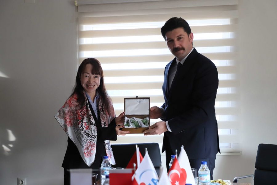 JAPONYA BÜYÜKELÇİSİ VE JICA TEMSİLCİLERİ KIRIKHAN ATIKSU ARTIMA TESİSİNİ İNCELEDİ