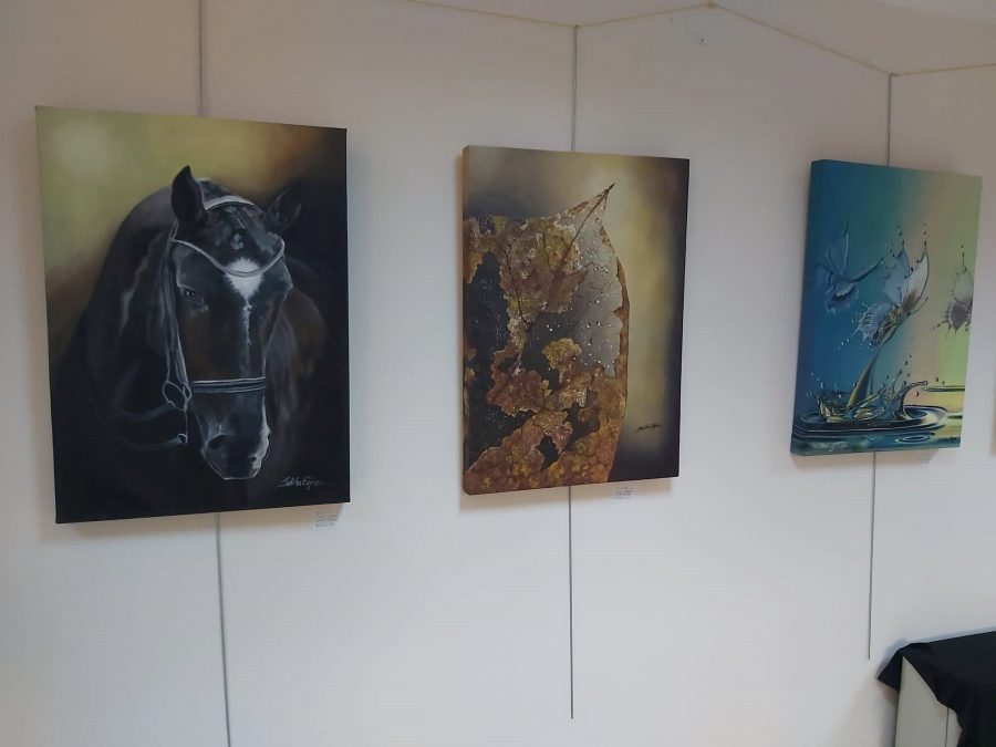 Rengarenk Sanat Evi, 80 eserlik bir sergi açtı