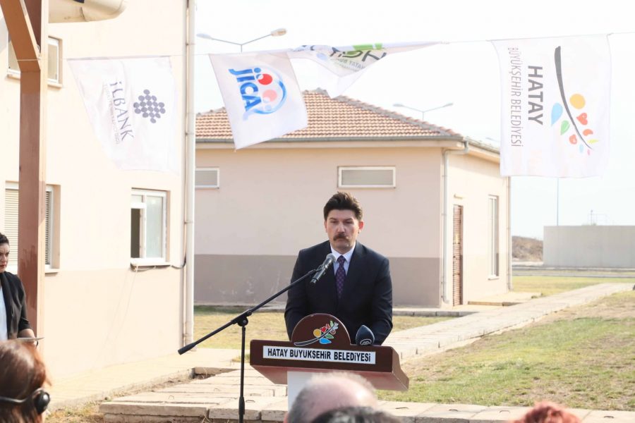 JAPONYA BÜYÜKELÇİSİ VE JICA TEMSİLCİLERİ KIRIKHAN ATIKSU ARTIMA TESİSİNİ İNCELEDİ