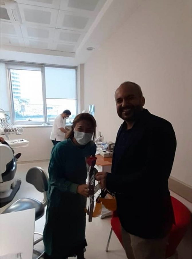 Sağlık-Sen İskenderun Temsilcisi Ferdi Kızıltaş ve Y&ouml;netiminden Diş Hekimleri G&uuml;n&uuml;nde Anlamlı Ziyaret