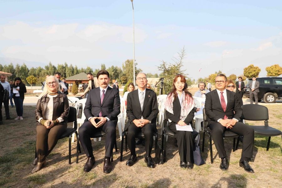 JAPONYA BÜYÜKELÇİSİ VE JICA TEMSİLCİLERİ KIRIKHAN ATIKSU ARTIMA TESİSİNİ İNCELEDİ