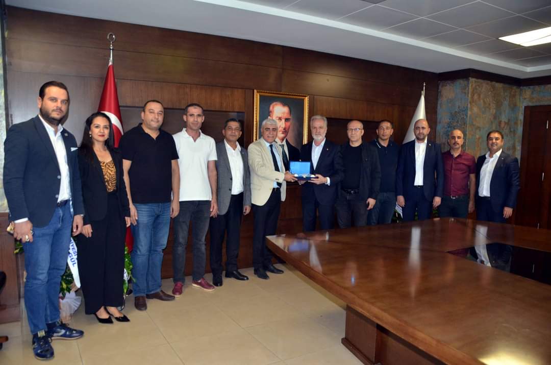 Türk Metal Sendikası İskenderun Şube Başkanı Çakıl Varan ve Yönetiminden İTSO’ya Hayırlı Olsun Ziyareti