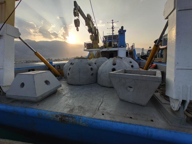 YAPAY İLK RESİFLER İSKENDERUN KÖRFEZİNE BIRAKILDI