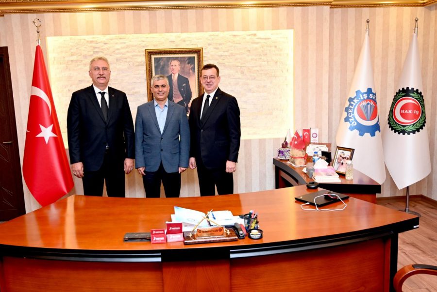İSDEMİR GENEL MÜDÜRÜNDEN ÖZÇELİK İŞ SENDİKASINA ZİYARET…