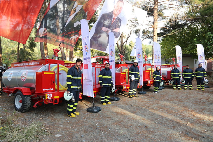G&Ouml;N&Uuml;LL&Uuml; İTFAİYECİLİK PROJESİNE ERZİN DE KATILDI