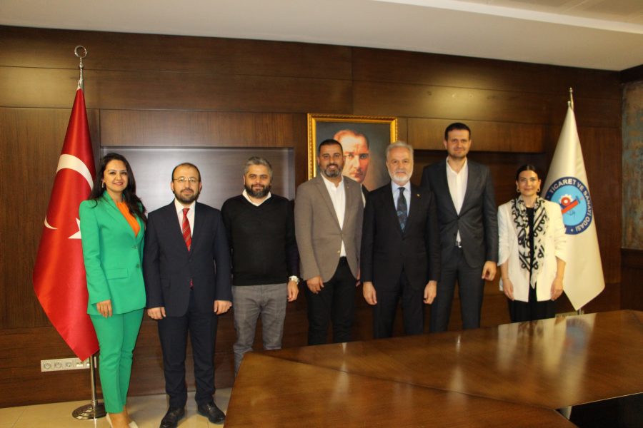 TOBB Hatay Gen&ccedil; Girişimciler İcra Kurulu Başkanı Ali Dablan ve Y&ouml;netimi İTSO&rsquo;yu Ziyaret Etti