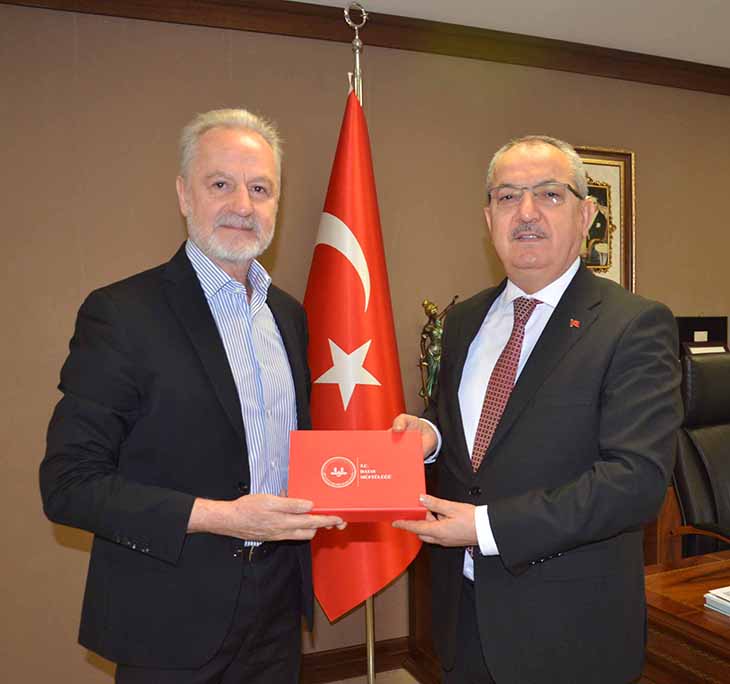 Hatay İl Müftüsü Ömer Faruk Bilgili İTSO’yu Ziyaret Etti