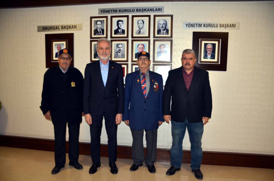 Muharip Gaziler Derneğinden İTSO Başkanı Yılmaz&rsquo;a Teşekk&uuml;r Belgesi Verildi