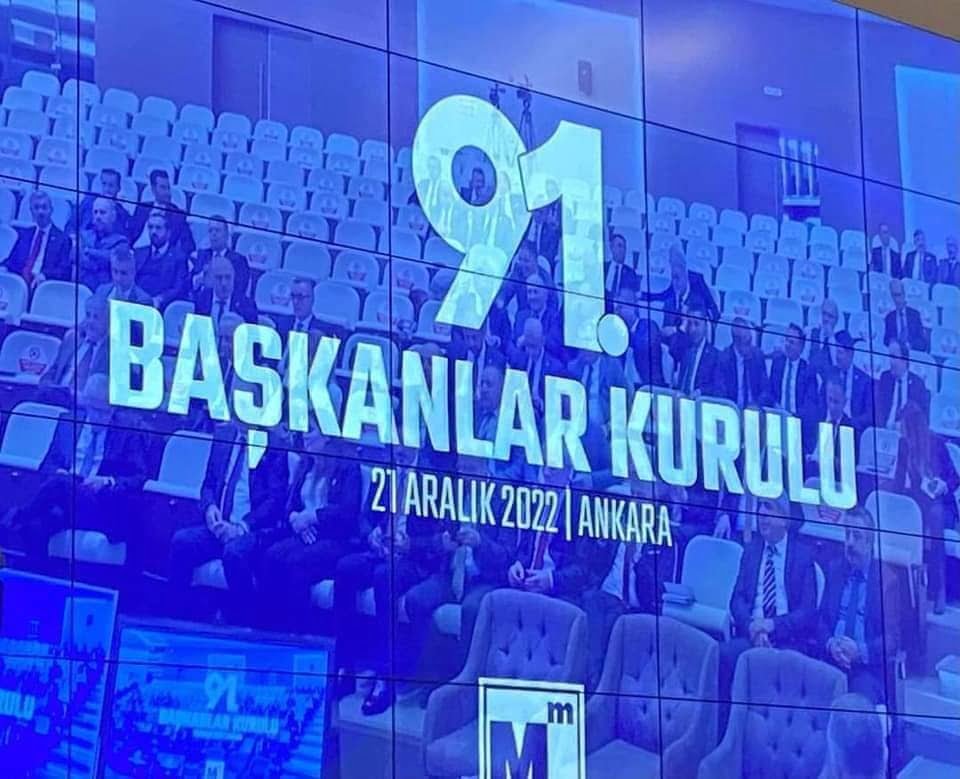 İSMO Başkanı İbrahim Kaynar TÜRMOB’UN 91. Başkanlar Kurulu Toplantısına Katıldı