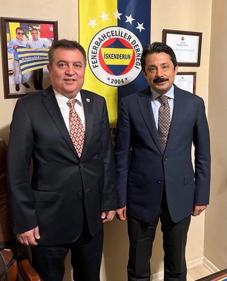 KAYMAKAM DEMİRYÜREK İSKENDERUN FENERBAHÇELİLER DERNEĞİ&#8217;Nİ ZİYARET ETTİ