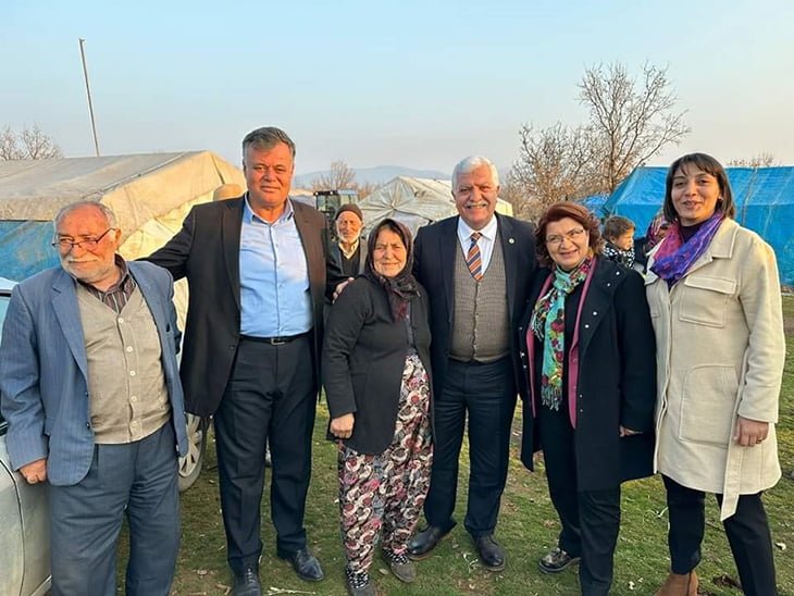Milletvekilleri Şahin ve Tokdemir Yörük çadırlarını ziyaret etti