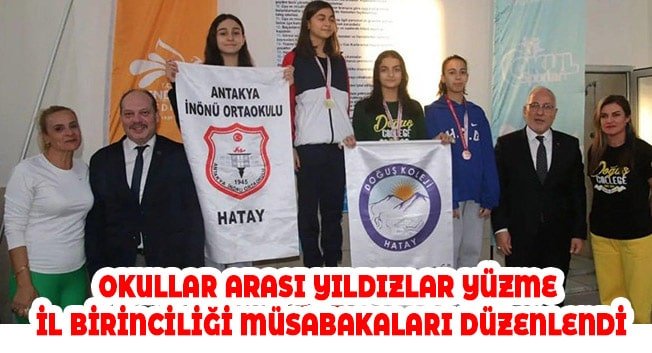 OKULLAR ARASI YILDIZLAR YÜZME İL BİRİNCİLİĞİ MÜSABAKALARI DÜZENLENDİ