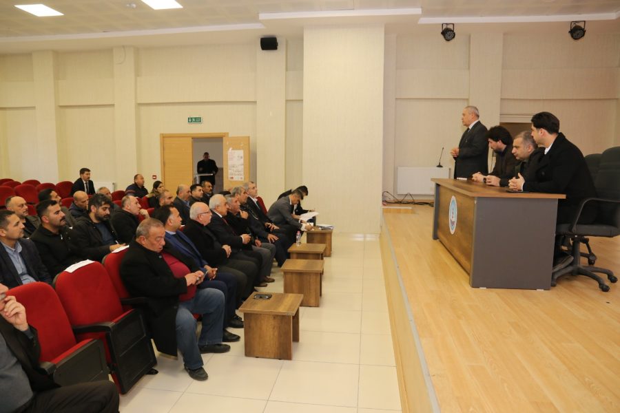 HBB VE HATSU YÖNETİCİLERİ BELENLİ MUHTARLARI DİNLEDİ