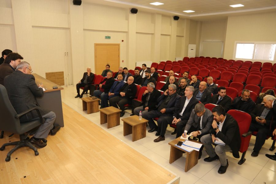 HBB VE HATSU YÖNETİCİLERİ BELENLİ MUHTARLARI DİNLEDİ