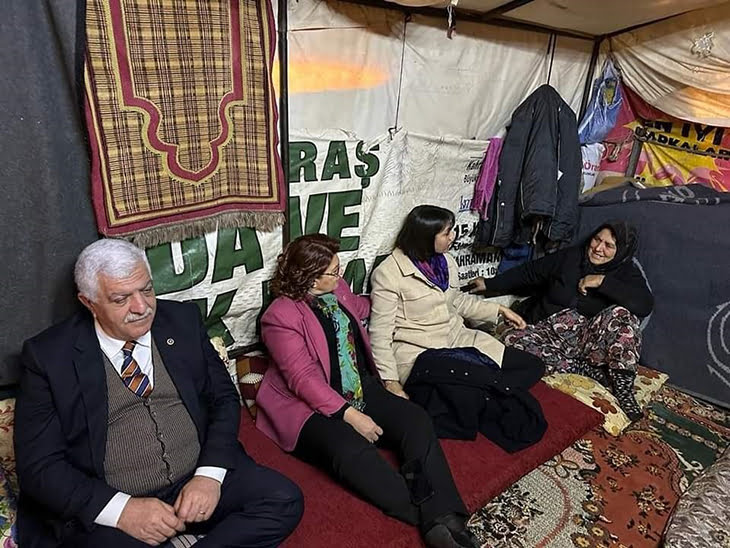 Milletvekilleri Şahin ve Tokdemir Yörük çadırlarını ziyaret etti