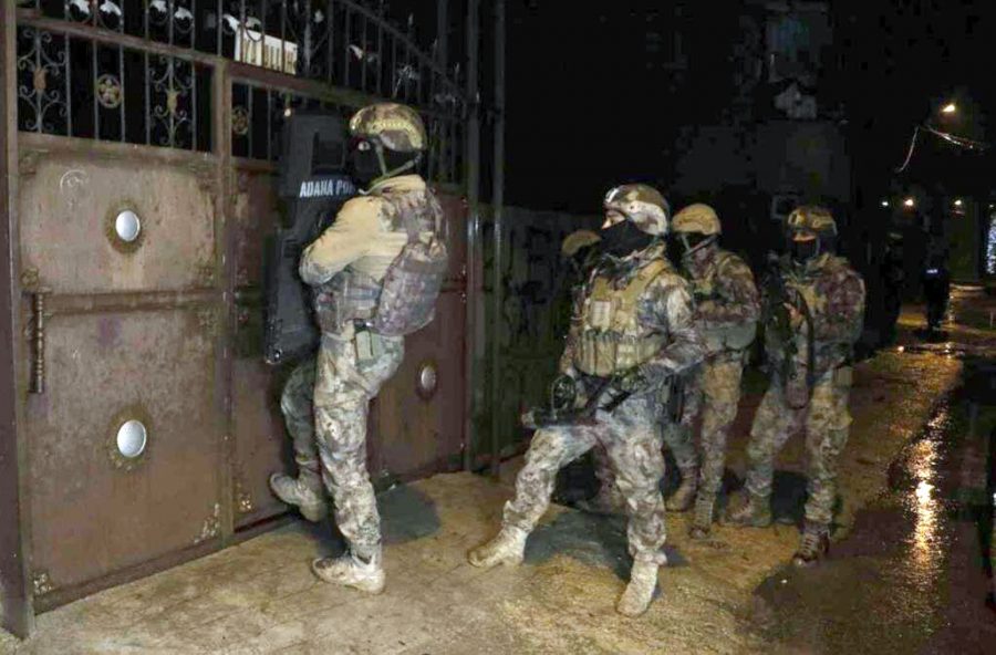 HATAY’DA TERÖR OPERASYONU; 33 GÖZALTI