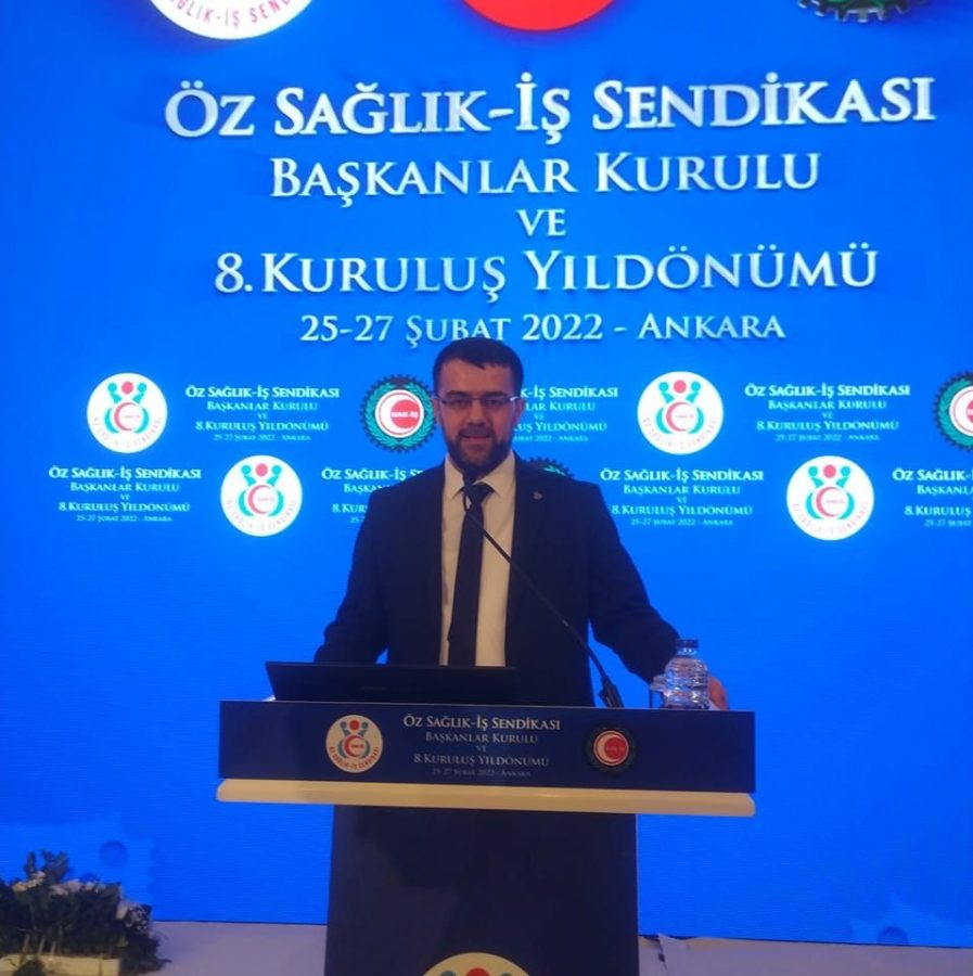 Özsağlık-İş Sendikası Hatay Şube Başkanı Fehmi Azboy Güven Tazeledi