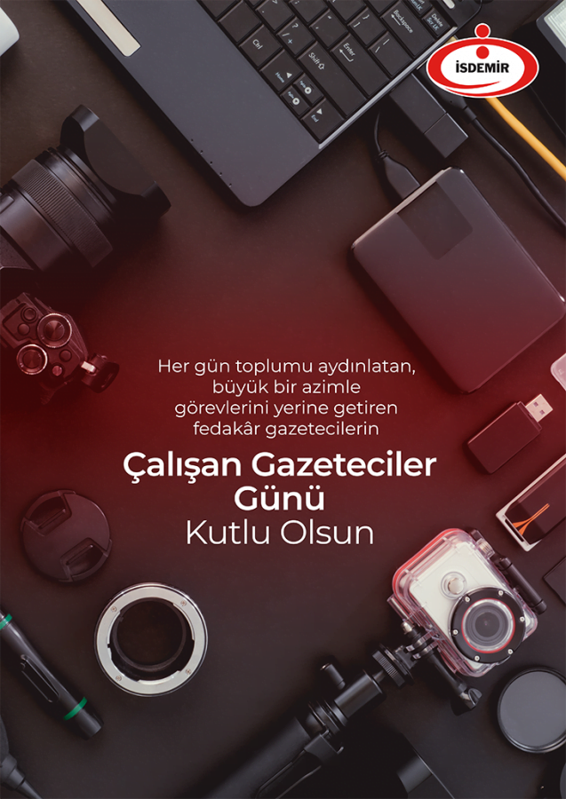 İsdemir&#8217;den 10 Ocak Çalışan Gazeteciler Günü Kutlama Mesajı