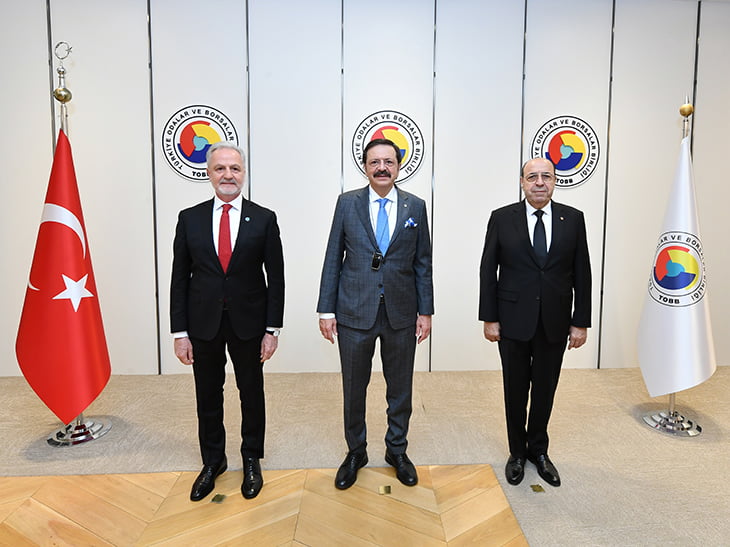 İTSO Yönetimi TOBB Başkanı Rifat Hisarcıklıoğlu’nu Ziyaret Etti