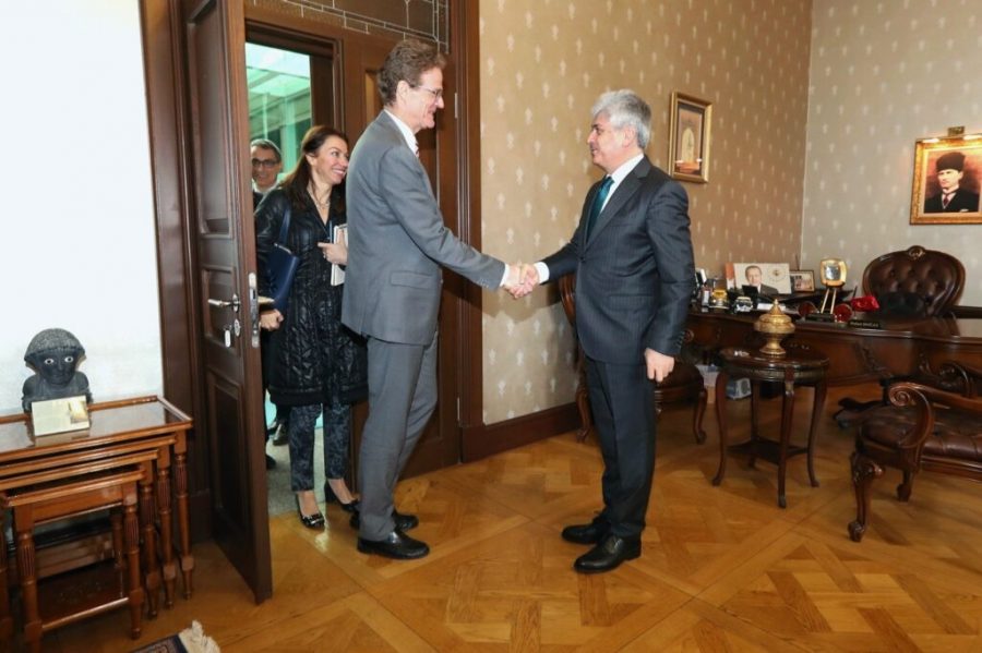 Vali Doğan, AB Delegasyonu Nikolaus Meyer-Landrut’u Kabul Etti