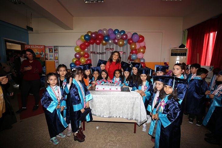 Denizciler Mustafa Kemal İlkokulu 1-B sınıfından okuma bayramı