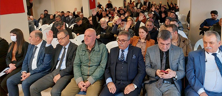 İskenderun Denizciler Esnaf Kredi Kefalet Kooperatifi Başkanı Hüseyin Sönmez Güven Tazeledi