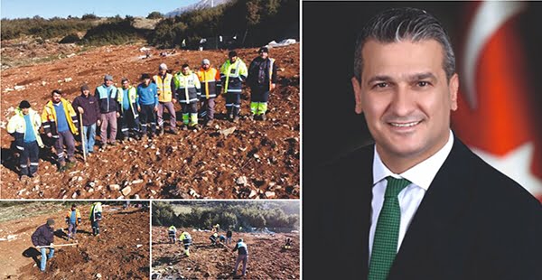 BELEN’DE ATIL ALANLAR AĞAÇLANDIRILIYOR