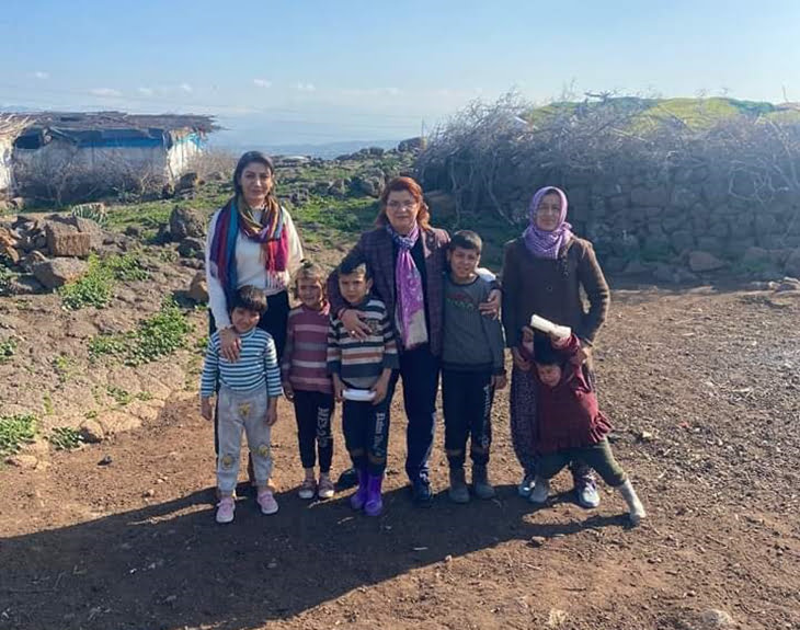 Milletvekilleri Şahin ve Tokdemir Yörük çadırlarını ziyaret etti