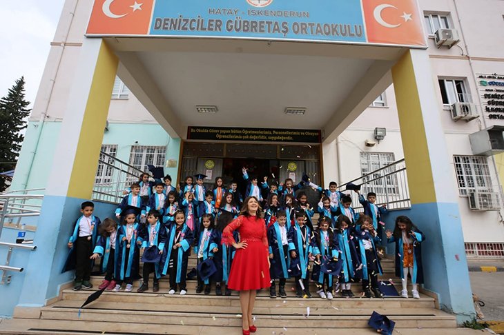 Denizciler Mustafa Kemal İlkokulu 1-B sınıfından okuma bayramı