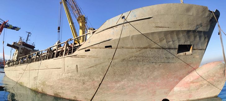 DEMİRYÜREK LİMAKPORT SÖKÜME GİDECEK OLAN ‘SEA EAGLE’ ADLI GEMİYİ İNCELEDİ