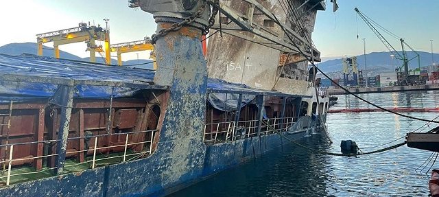 DEMİRYÜREK LİMAKPORT SÖKÜME GİDECEK OLAN ‘SEA EAGLE’ ADLI GEMİYİ İNCELEDİ