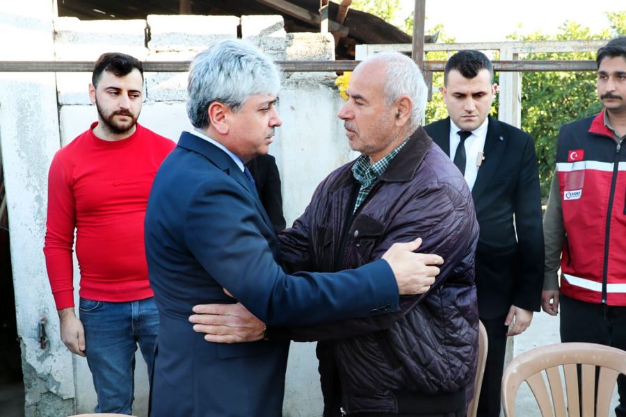 HATAY VALİSİ DOĞAN&rsquo;DAN, ŞEHİT AİLESİNE TAZİYE ZİYARETİ