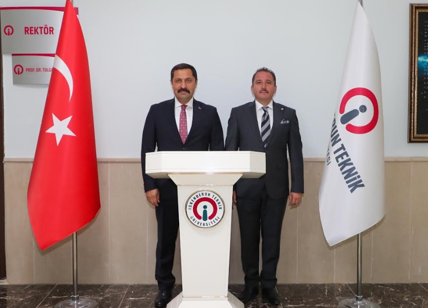 İSTE Rektörü Prof. Dr. Tolga Depci, Hatay Valisi Mustafa Masatlı’yı Ağırladı