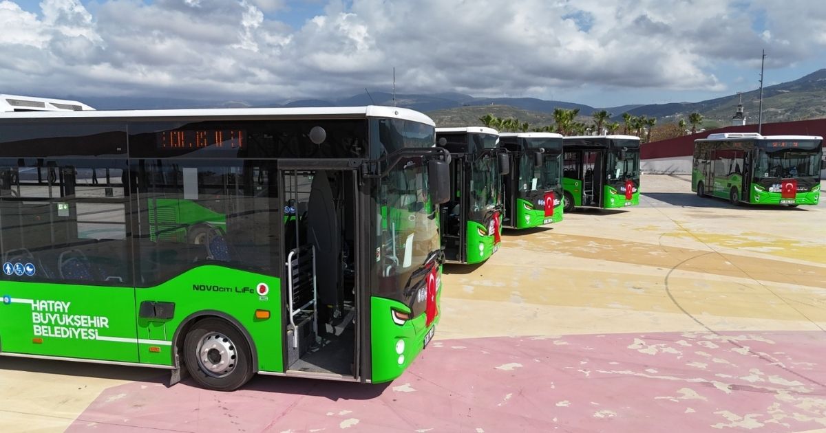HBB’den İskenderun’a 8 Yeni Otobüs